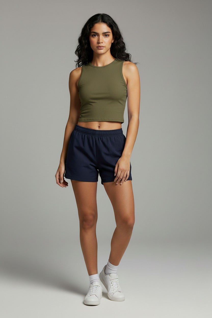 Sleeveless Crop Tank
