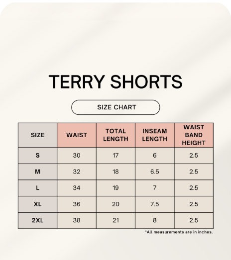 Women Terry Short