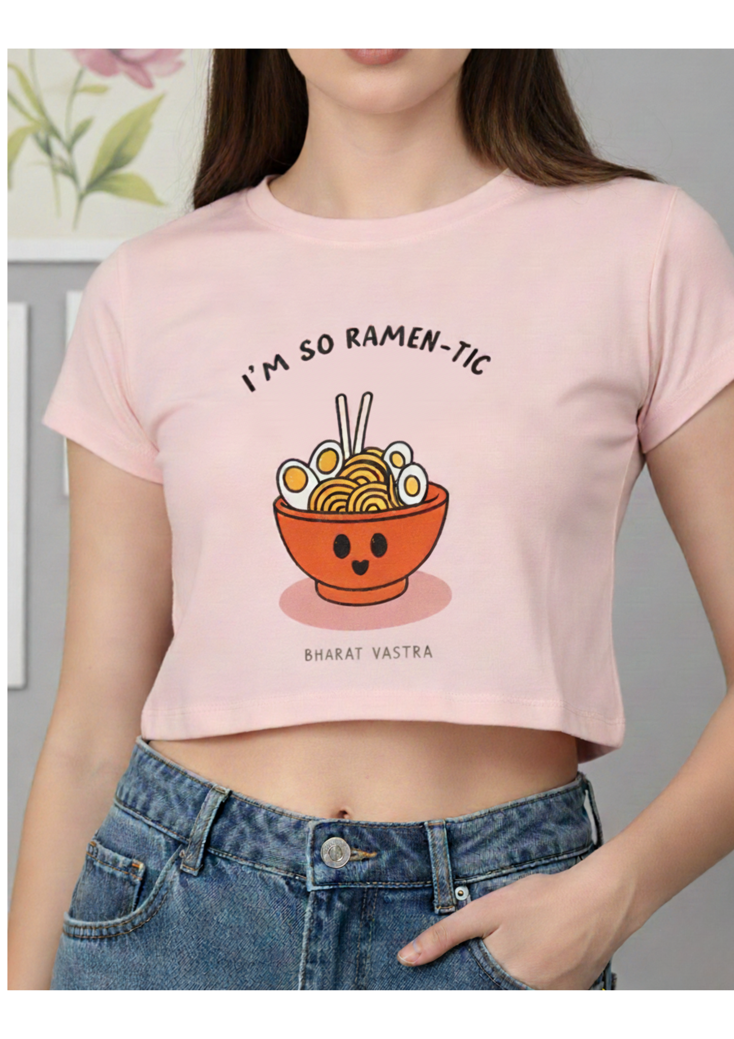 Female Baby Pink Crop Top