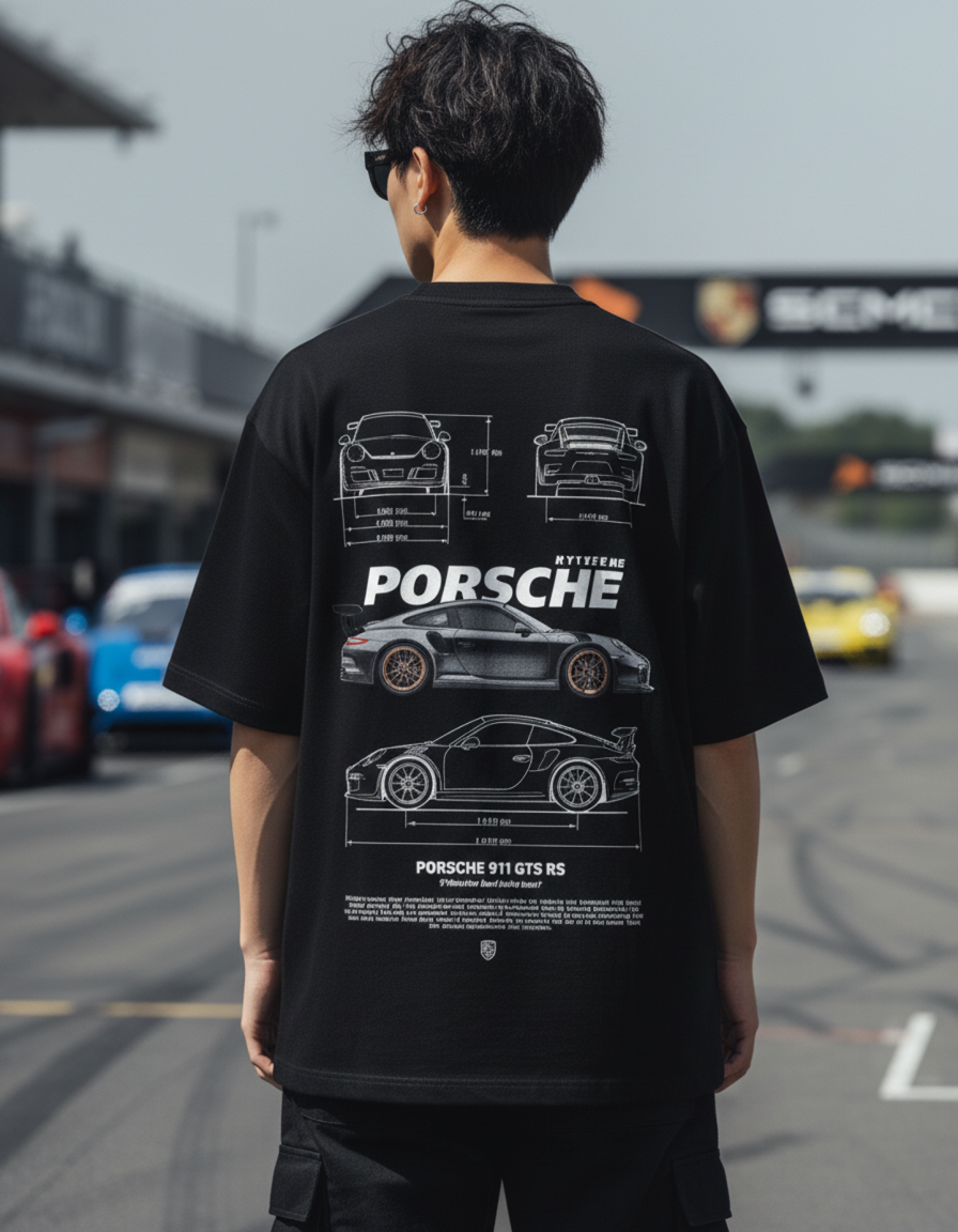 Oversized Porsche T-Shirt